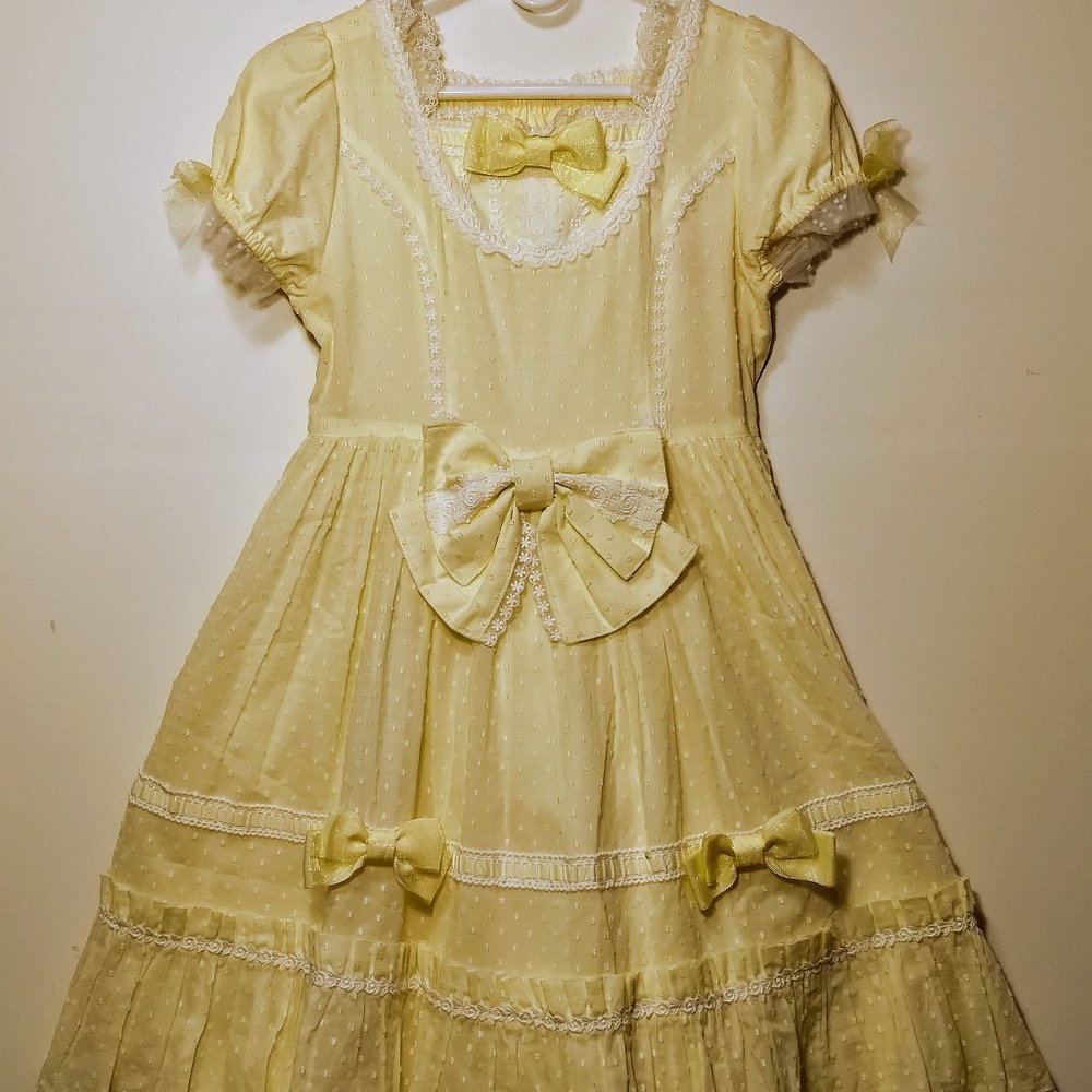 Baby the Stars Shine Bright Pale Yellow Dress